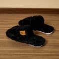 thumbnail image 5 of CHUMUD Women's Fuzzy Open-toe Slippers Soft Comfy Memory Foam Indoor House Shoes Washable Bedroom Shoes, 5 of 8
