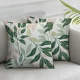 thumbnail image 3 of Ullo0ord Leaf Pillow Covers Summer Tropical Leaves Throw Pillows Cover Modern Outdoor Square Pillow Case for Home Couch Bed Sofa Patio, 3 of 7