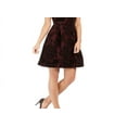 thumbnail image 3 of Vince Camuto Women's Burnout Lace Fit & Flare Dress Black Size 0, 3 of 3