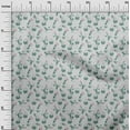 thumbnail image 3 of oneOone Polyester Spandex Dusty Teal Green Fabric Cactus Quilting Supplies Print Sewing Fabric By The Yard 56 Inch Wide, 3 of 5