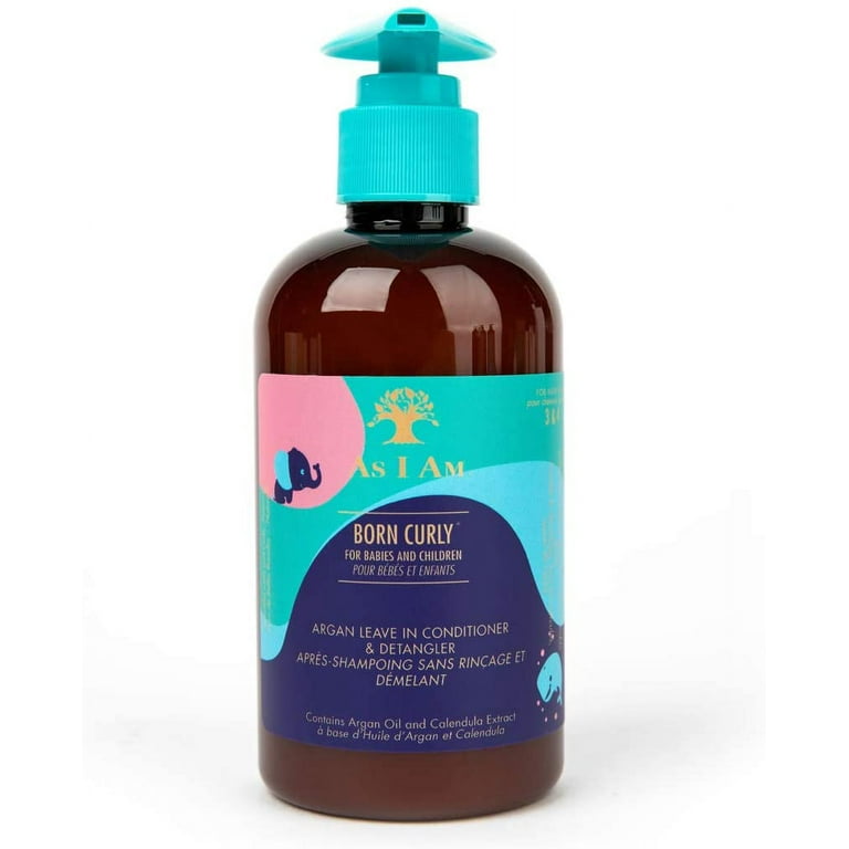 AS I AM Born Curly Argan Leave In Conditioner & Detangler (8oz) AS I AM Born Curly Argan Leave In Conditioner & Detangler (8oz)