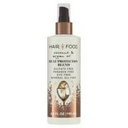 Hair Food Coconut & Argan Oil Heat Protectant Spray Blend, 6.4 fl oz | Heat Shield Protector