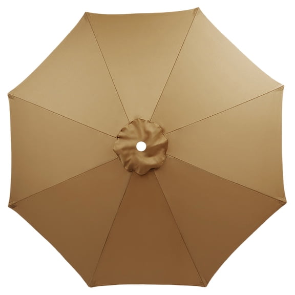 8 Rib Patio Umbrella Replacement Canopy, 90.55" Waterproof Outdoor Sun Shade Top Cover Only Without Frame, Wind Resistant Parasol Canopy for Backyard Pool Deck Garden(Without Framework)