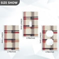 thumbnail image 7 of Yayeee Toggle Light Switch Wall Plate 1-Gang 4.5"x2.7" Home Decorative Outlet Cover, Red Tartan, 7 of 7