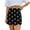 black, variant on LMLYSoH Women Dot Print Mini Skirt Elastic Waist Short Bodycon Mesh Skirts for Daily Office Party
