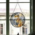 thumbnail image 3 of Personalized Fox Suncatcher Stained Glass, Fox Gifts for Women, Fox for Windows, Fox Window Hangings with Chain and Hook ggRpio, 3 of 5