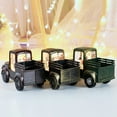 thumbnail image 5 of Elroy Table Ornament Christmas Truck Festival Desktop Decoration LED Lighting Atmosphere Tabletop Decor, Red, 5 of 10