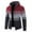 Red, variant on Lindreshi Sweaters for Women Trendy Fleece Thick Stripe Color Matching Hooded Sweater Coat Gradient Casual Men's