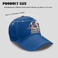 thumbnail image 4 of chaqlin Soccer Cap Daily Baseball Hats for Men Summer Sport Hats Women Cooling Sun Protection Caps for Soccer Fan,Blue, 4 of 4