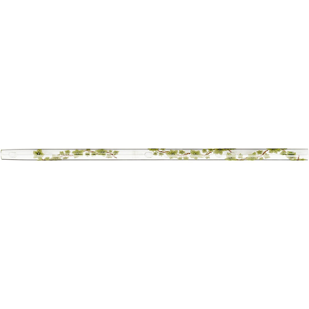 Hall Crystal Flute 12204 - Inline Glass Flute in D - Green Ivy