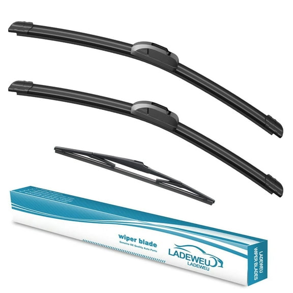 3 Wipers 28" 20" 16" for Toyota Sienna 2011-2020 All Weather Original Equipment Automotive Replacement Front Rear Windshield Wiper Blade (Pack of 3)