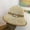 Small raw beige color, variant on Straw Hat Female Sunshine Sunscreen Big Eaves Ins, Small Fresh Spring Summer Out Of The Beach Vacation Sweetness, Sweet Forest, Versatile