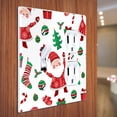 thumbnail image 3 of WIRESTER Double 1-Gang Toggle Light and 1-Gang Duplex Outlet Switch Plate/Wall Plate Cover, Happy Santa Christmas Pattern, 3 of 6