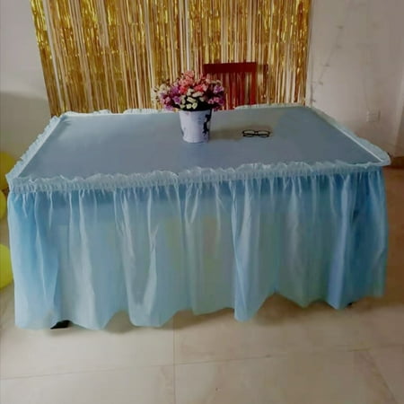 

Waterproof Oilproof Tablecloth Reusable Table Skirt Rectangle Disposable Table Cover for Party Wedding Banquet New