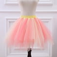 thumbnail image 2 of BOBOGOJP Girls Rainbow Flower Tulle Skirt Toddler Tutu Girls Clothes Hot Pink for Size 0-12 Months, 2 of 6