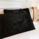 thumbnail image 5 of Set of 2 Pillowcases 50 x 70 cm, Plush Pillowcases, Very Soft, Sofa, Garden Decor, Outdoor, Black, 50 x 70 cm, 5 of 5