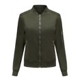 thumbnail image 1 of U.Vomade Mode Veste Automne Hiver pour Femmes Décontractée Couleur Unie Veste en Coton Fine, 1 of 5