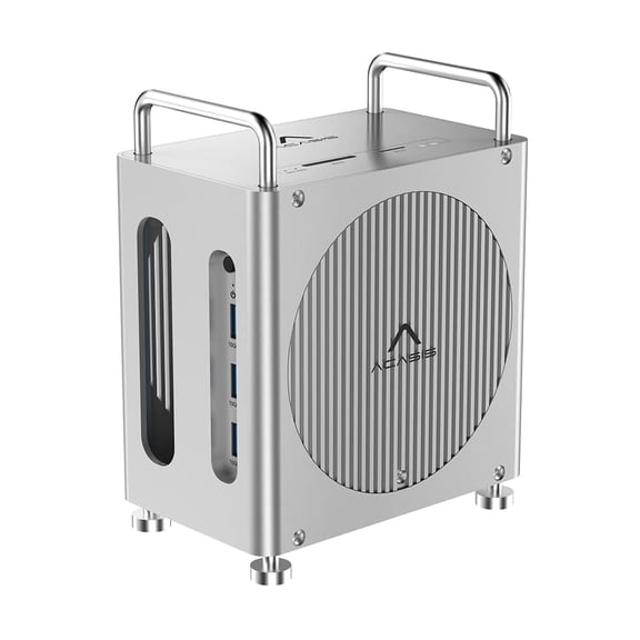 ACASIS Thunderbolt 3 Docking Station for Mac Mini M4/M4 Pro, Dual NVMe RAID Enclosure Up to 16TB, 40Gbps, Dual DisplayPort 4K@60Hz, 3 USB-A 10Gbps, SD/TF 4.0 Dock(M002Pro)