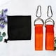 thumbnail image 2 of Juego de correas resistentes para colgar columpios de exterior, hamacas de yoga, correas de árbol con mosquetones y anilla en D, bolsa de almacenamiento (naranja), 2 of 7