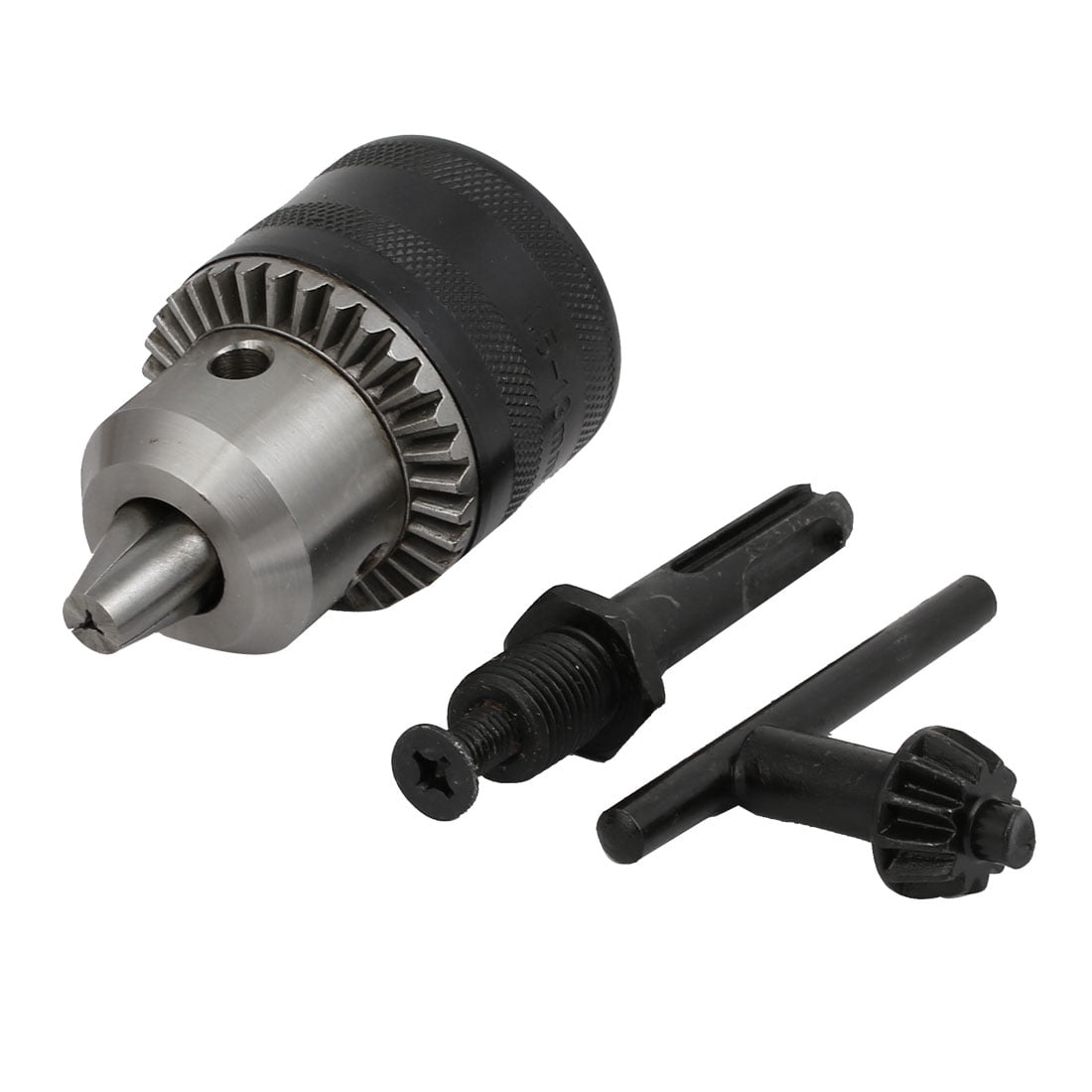 1//2/" Drill Chuck with SDS Plus Adaptor and Grip Chuck Key 3-Piece 1.5-13mm