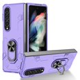 thumbnail image 1 of For Samsung Galaxy Z Fold4 5G Case Rotate Ring Kickstand Hard PC Protective Phone Cover, 1 of 5