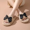 thumbnail image 4 of Kyusrd Pantoufles d'Été pour Femmes Intérieur et Extérieur Larges Pantoufles en Peluche de Mode pour Femmes Pantoufles en Coton en Peluche pour la Maison, 4 of 4