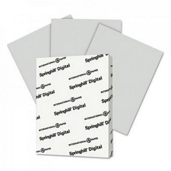 Springhill - 3 Pack - Digital Vellum Bristol Color Cover 67 Lb 8 1/2 X 11 Gray 250 Sheets/Pack "Product Category: Paper & Printable Media/Loose Paper"