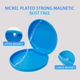 thumbnail image 3 of Maoerdental 2 Pack Orthodontic Retainer Case with Solid Color,Simple Aligner Case for Invisalign,Night Mouth Guard Case, Retainer Holder(Blue), 3 of 5