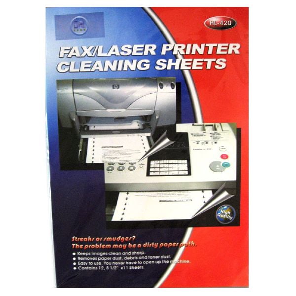 printer cleaning sheets walmart