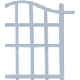 thumbnail image 5 of 35 x 75 Inch Indoor Outdoor Garden Trellis Plant Support for Vines and Climbing Plants, Flowers, and Vegetables, White, 5 of 5