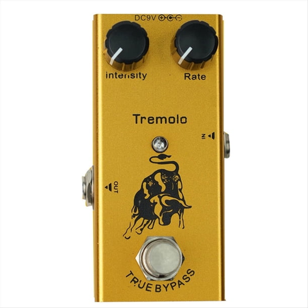 Pedal de Efectos para Guitarra Eléctrica, Mini Trémolo, Pedales para Bajo, Trémolo