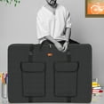 thumbnail image 4 of TreochtFUN Hard Side Art Portfolio Case 24 X 36, Heavy Duty Art Carrying Bag With Metal Rigid Frame,Sturdy Fabric For Artwork,Photography,Canvas,Boards,Screen Monitors (Black), 4 of 11