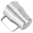 thumbnail image 3 of Dekaim Coffee Pitcher, Household Silver Stainless Steel Coffee Frothing Pitcher Milk Frothing Cup with Scale 900ml, 3 of 7