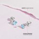thumbnail image 4 of Pendientes In Season Jewelry de plata de ley 925 para niñas, 4 of 6