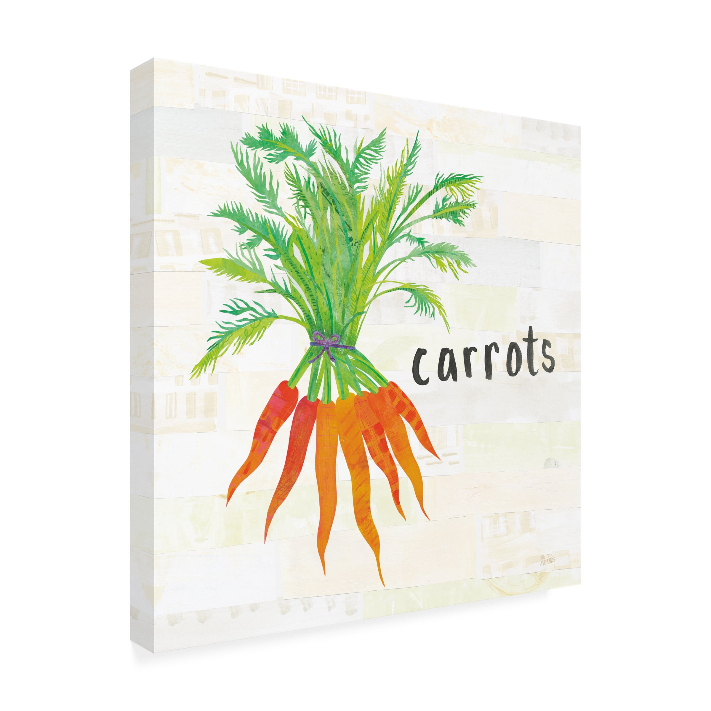 Melissa Averinos 'Kitchen Garden IV Cream' Canvas Art
