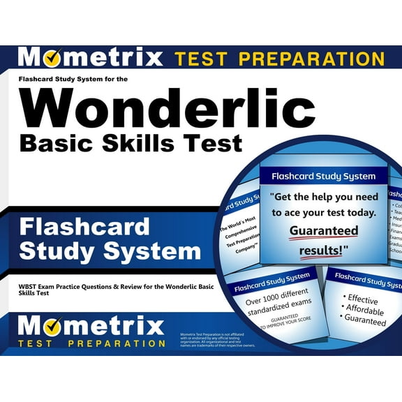 Flashcard Study System for the Wonderlic Basic Skills Test : Wbst Exam Practice Questions & Review for the Wonderlic Basic Skills Test (Cards)