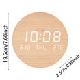 thumbnail image 3 of Tong Digital Wall Clock Large Display Battery Operated Silent Non Ticking Easy Read For Living Room Bedroom Classroom Kitchen, 3 of 6