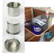 thumbnail image 3 of 11x Inserciones de Soporte Póquer de material acero Inoxidable para Coche Barco Marino 68x55mm Yotijar Portavasos empotrado RV, 3 of 10
