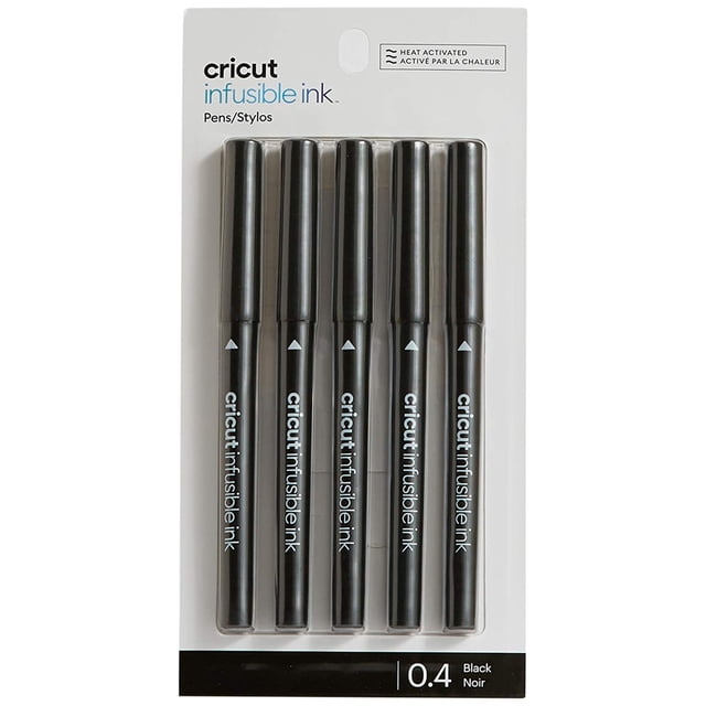 Juego de bolígrafos de tinta infusible Cricut Basic (5 unidades) y tintas de sublimación