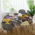 thumbnail image 3 of Yayeee Tablecloths 54" x 54" Rectangle Wrinkle Resistant Party Table Cover, Colorful Flowers, 3 of 8