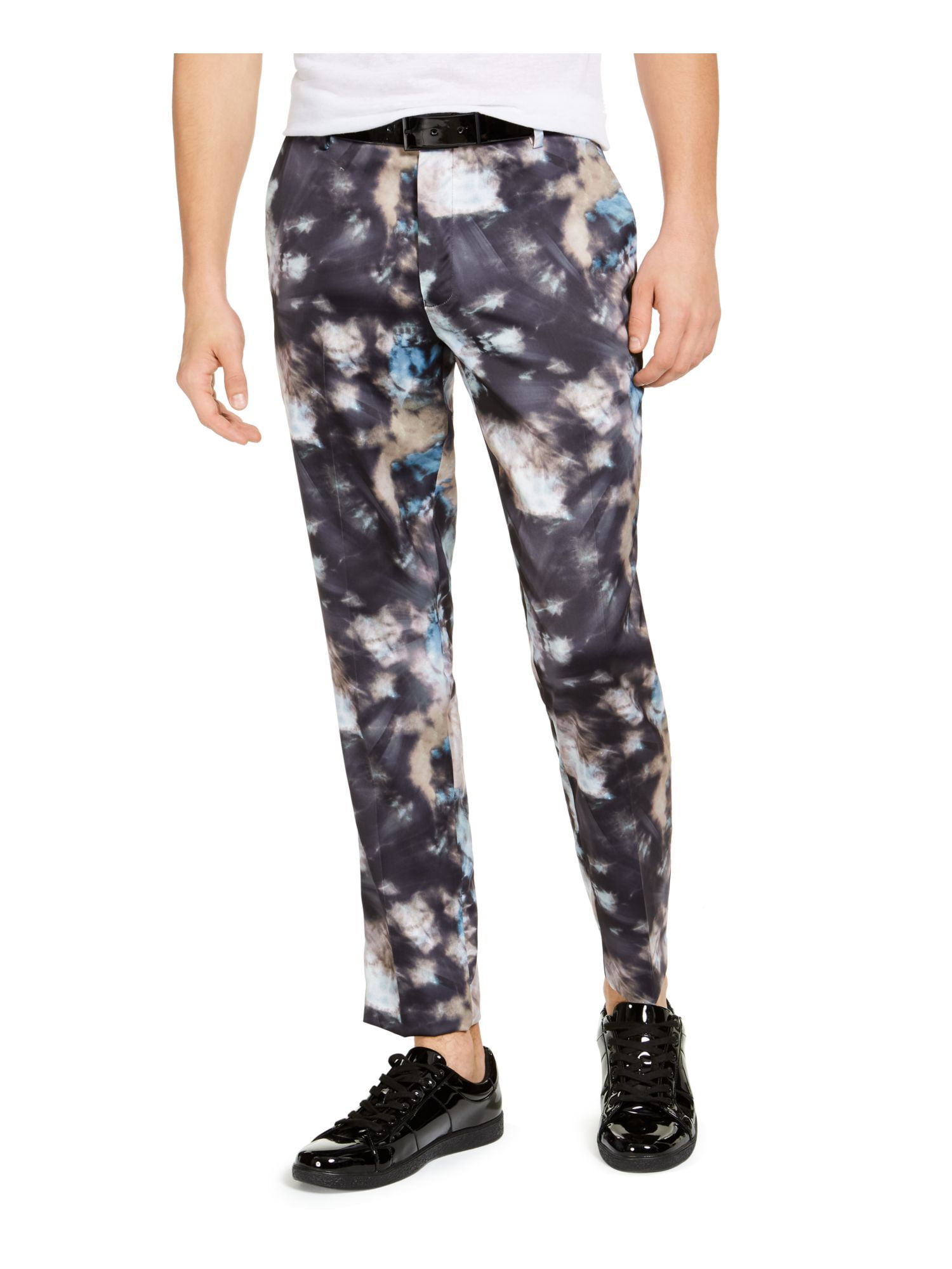 INC Mens Black Tie Dye Pants 34W/ 30L