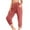 Pink, variant on Womens Capri Yoga Pants Loose Workout Sweatpants Comfy Lounge Joggers Elastic High Waist Cropped Trousers with Pockets