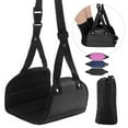 thumbnail image 4 of 2/1pcs Airplane Foot Hammock for Plane Travel Foot Rest to Relax Your Feet Desk Foot Hammock Foot Sling Adjustable Portable Wider Airplane Foot Rest for Long Flight, 4 of 9