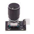 thumbnail image 1 of Módulo codificador rotatorio de 360 grados KY-040, módulo de interruptor con sensor de ladrillo, placa de desarrollo con tapa de perilla, compatible con Arduino y Raspberry Pi., 1 of 7