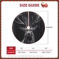 thumbnail image 2 of Salouo Majestic Forest Stag Christmas Tree Skirt 30" Farmhouse Christmas Decorations Snowman Xmas Tree Skirt Tree Mat for Holiday Party Decor, 2 of 8