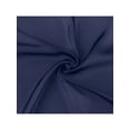 thumbnail image 3 of INSPIRE CHIC 70cm Women Scarves Plain Solid Color Pure Square Neck Scarf Neckerchief Navy Blue, 3 of 5