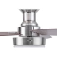 thumbnail image 6 of Harbor Breeze Mac II 52-in Brushed Nickel Color-changing Indoor Flush Mount Ceiling Fan with Light and Remote (3-Blade), 6 of 10