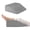 Grey-22*24+10, variant on Leg Elevation Pillows  For Sleeping Gel Memory Foam Top Wedge Pillow Wedges After - Removable Cover (8 Inch Black)