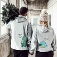 thumbnail image 4 of Fulijie Matching Couple Hoodies,Custom Anniversary Sweatshirt For Couples,Womens Sweatshirts & Hoodies,Men Hoodies Sweatshirt Dinosaur Pullover For Lovers Matching Couple Wedding Anniversary Newlywed, 4 of 7