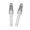 White, variant on Whaledi 2pcs Positioning Flashing Light Device Boats Lamp Marine Signal Lamp